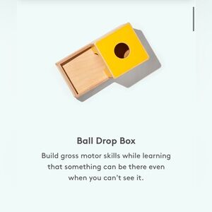 Lovevery ball drop box